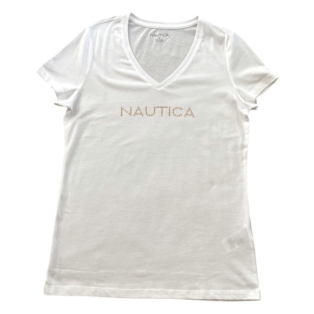 Nautica Studded Logo Crewneck T-Shirt • Small • NWT - Picture 8 of 13